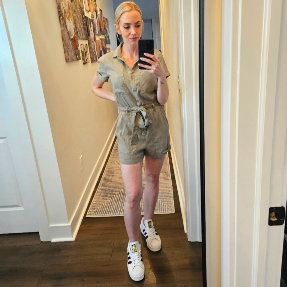 NWT Cloth & Stone Short Romper - Size XS